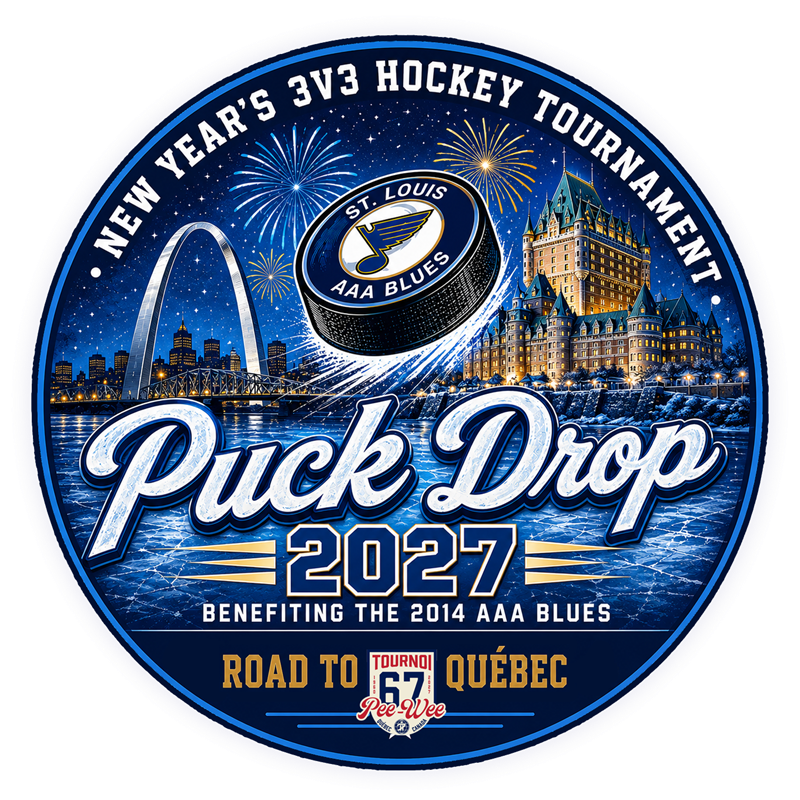 Puck Drop 2027 &mdash; New Year's 3v3 Hockey Tournament benefiting the 2014 AAA Blues
